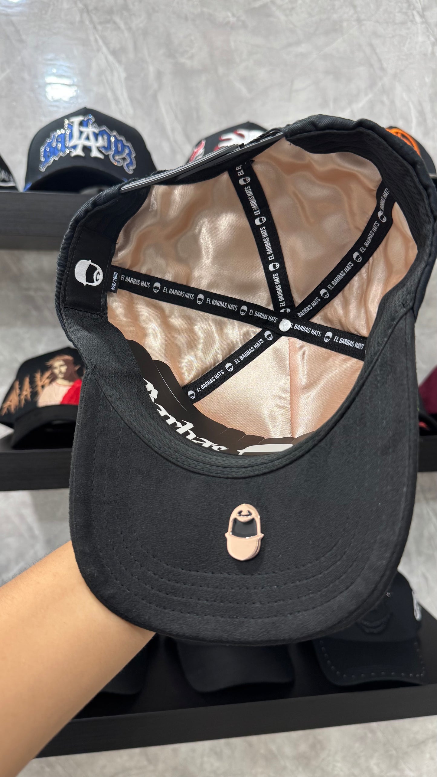 BARBAS HATS “CHROME ORO ROSA 24K”