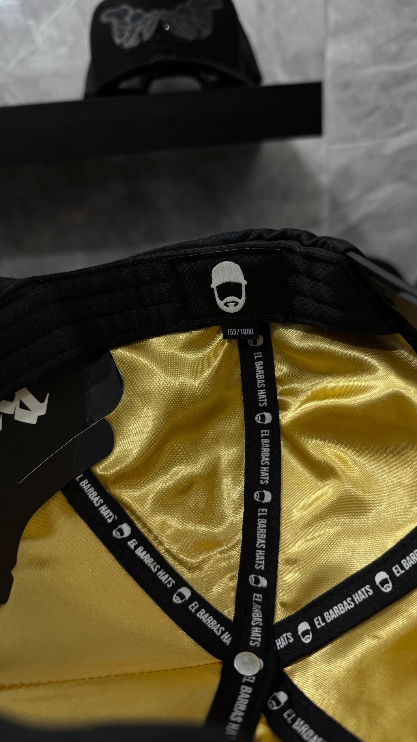 BARBAS HATS “CHROME ORO 24K” 153/1000 DE USO FULL SET