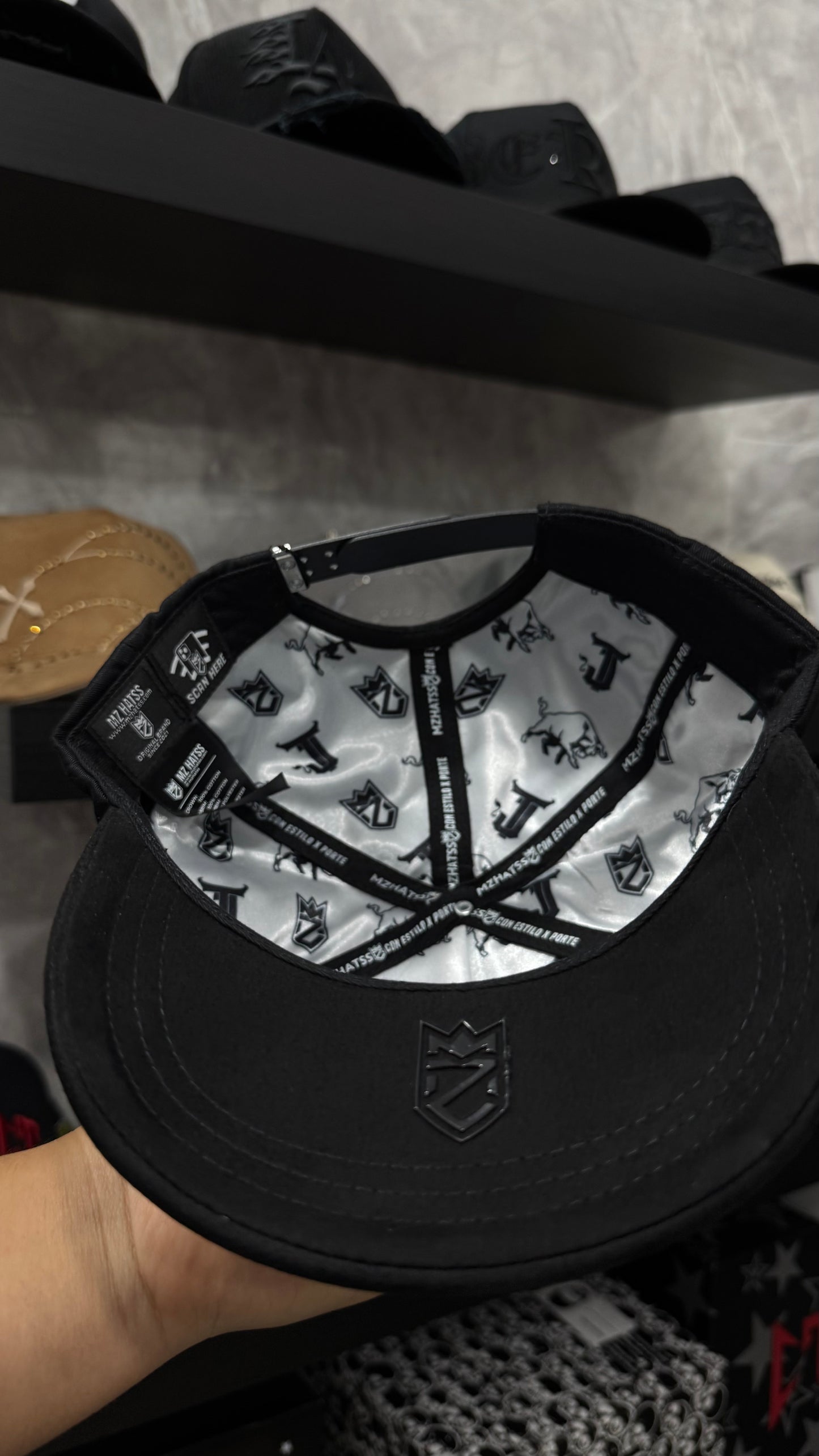 MZ HATS “TJ TOROS CRYSTALS”