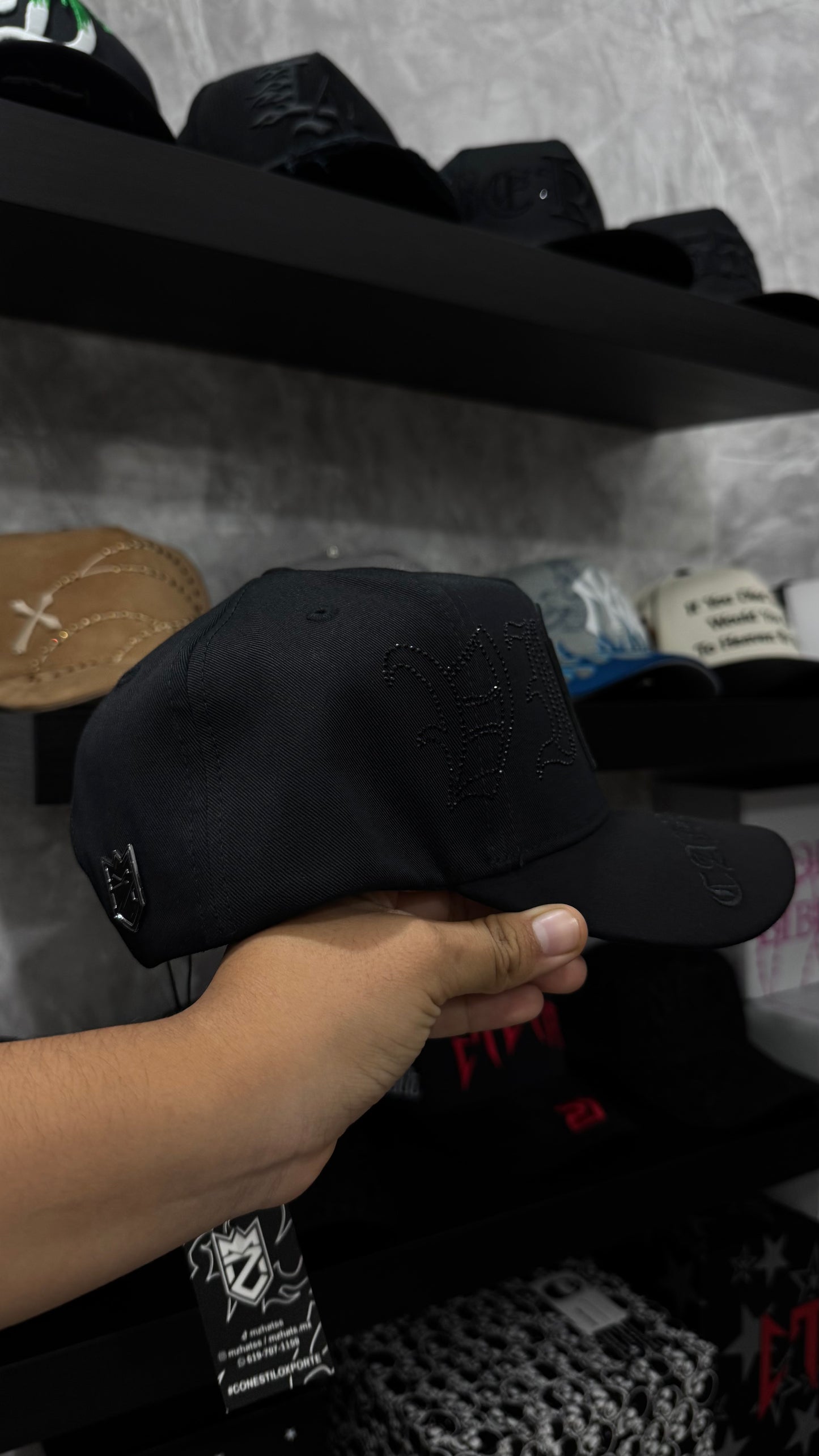 MZ HATS “VMC TOTAL BLACK”